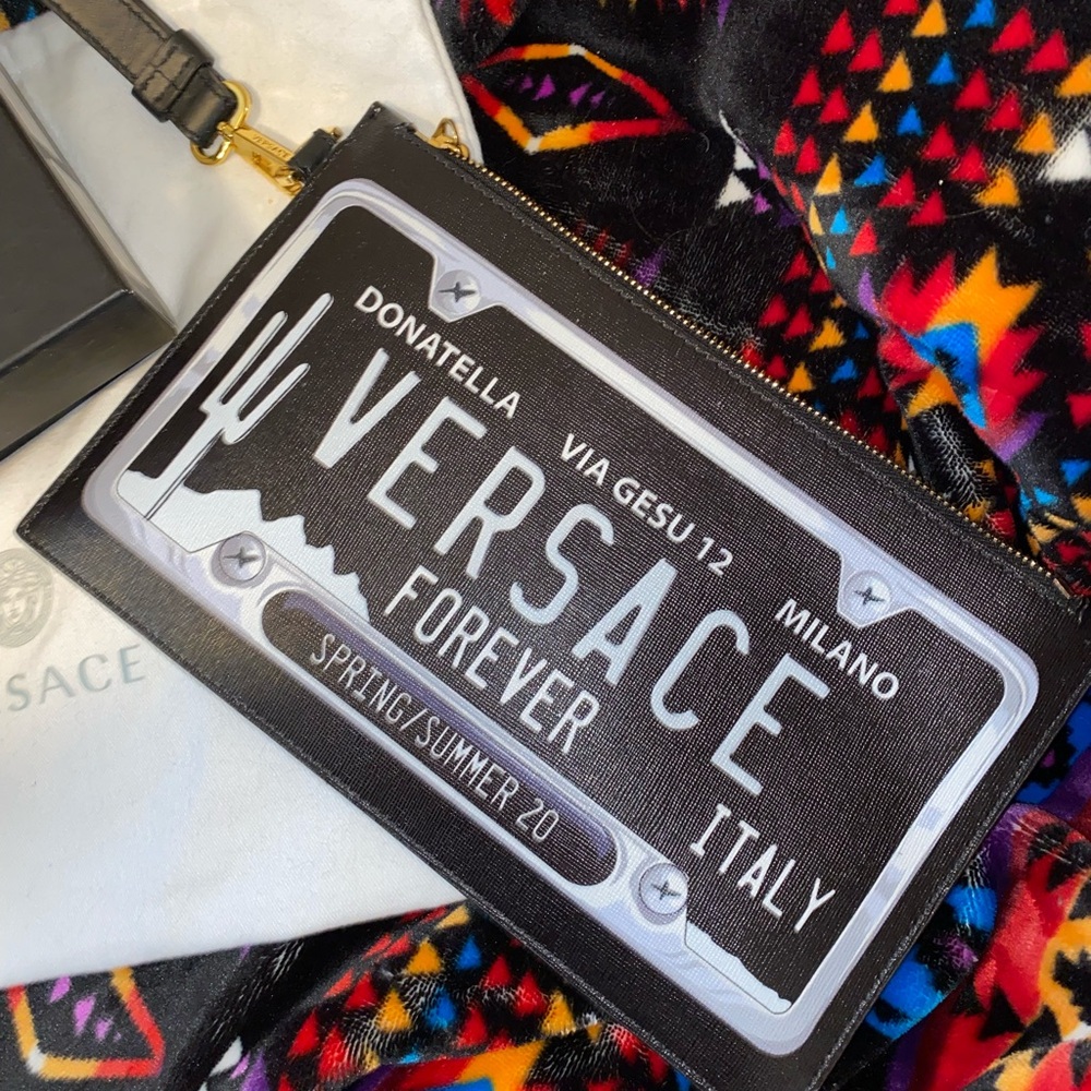 Mens Versace clutch bag